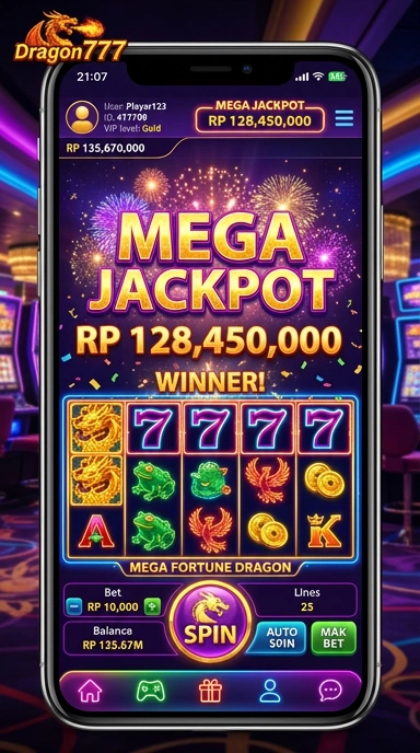 Layar utama dragon777 — antarmuka bersih setelah instalasi